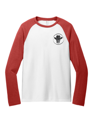 Courageously Baseball Red Sleeve T-shirt