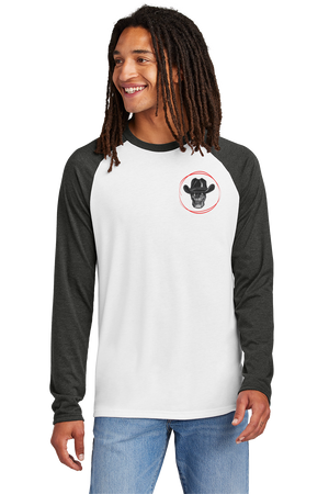 Courageously Baseball Black-Sleeve T-shirt