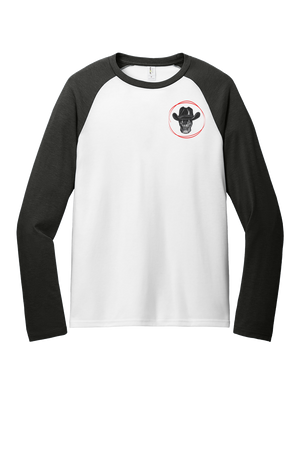 Courageously Baseball Black-Sleeve T-shirt